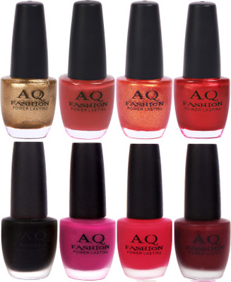 AQ Fashion Velvet Matte with Shiny Gel Nail Polish Combo Set 12655 Rich Gold,Brisbane Bronze,Sunshine Jari,Shimmer Red,Matte Black,Purple,Rosy Pink,Maroon(Pack of 8)
AQ Fashion Velvet Matte with Shiny Gel Nail Polish Combo Set 12655 Rich Gold,Brisbane Bronze,Sunshine Jari,Shimmer Red,Matte Black,Purple,Rosy Pink,Maroon(Pack of 8)