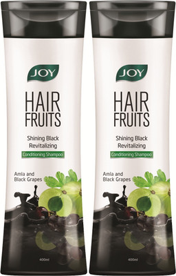 Joy Hair Fruits Conditioning Shampoo Shining Black Revitalizing 800 ml (Amla & Black Grapes)(Pack of 2 x 400 ml)(800 ml)
Joy Hair Fruits Conditioning Shampoo Shining Black Revitalizing 800 ml (Amla & Black Grapes)(Pack of 2 x 400 ml)(800 ml)