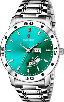 Svviss Bells 1084TA Original Turquoise Dial Silver Steel Chain Day and Date Multifunction Chronograph Wrist Watch for Men - SB-1084 Watch - For Men
Svviss Bells 1084TA Original Turquoise Dial Silver Steel Chain Day and Date Multifunction Chronograph Wrist Watch for Men - SB-1084 Watch - For Men