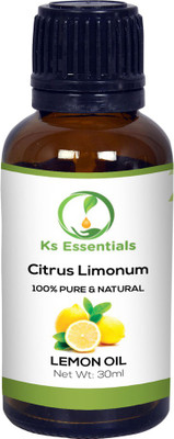 Ks Essentials 100% Pure Lemon Oil ( Citrus Limonum) (30ml)(30 ml)