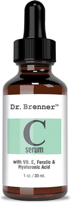 Dr. Brenner Vitamin C Serum 20% Pure L-Ascorbic Acid, Ferulic Acid, Vitamin E and Hyaluronic Acid for Face and Eyes 1oz(30 g)
Dr. Brenner Vitamin C Serum 20% Pure L-Ascorbic Acid, Ferulic Acid, Vitamin E and Hyaluronic Acid for Face and Eyes 1oz(30 g)