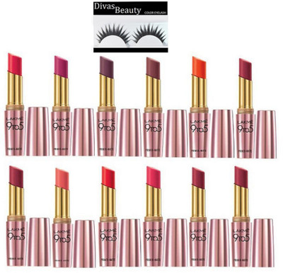 divas beauty Eyelashes, 9 To 5 Primer+Matte Lipstick Natural 36 gm (set Of 12)(Set of 13)
divas beauty Eyelashes, 9 To 5 Primer+Matte Lipstick Natural 36 gm (set Of 12)(Set of 13)