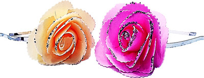 Proplady Princess Collection Shimmery Rose Hairband Combo Metal Hair Band, Head Band(Pink, Beige)
Proplady Princess Collection Shimmery Rose Hairband Combo Metal Hair Band, Head Band(Pink, Beige)