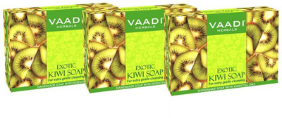 Vaadi Herbals Exotic Kiwi Soap with Green Apple Extract (75 Gms)(75 g, Pack of 3)
Vaadi Herbals Exotic Kiwi Soap with Green Apple Extract (75 Gms)(75 g, Pack of 3)
