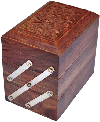 Craftpoint Handmade Wooden Jewellery Box for Women - Wooden Jewellery Storage Box - Jewellery Organizers Box - Storage Boxes for Jewellery - Wood Multipurpose Jewellery Sliding Holder Jewellery Box Vanity Box(Brown)
Craftpoint Handmade Wooden Jewellery Box for Women - Wooden Jewellery Storage Box - Jewellery Organizers Box - Storage Boxes for Jewellery - Wood Multipurpose Jewellery Sliding Holder Jewellery Box Vanity Box(Brown)