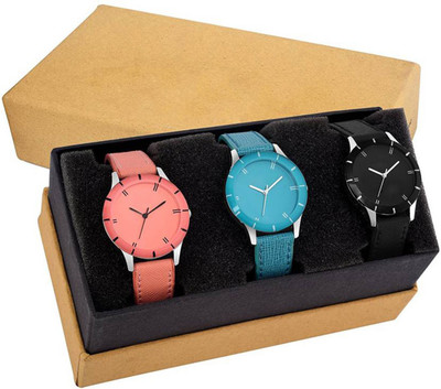 guoyu Fashion Leather Strap PartyWear+Casual+Formal Combo Of Three Women Watch - For Girls
guoyu Fashion Leather Strap PartyWear+Casual+Formal Combo Of Three Women Watch - For Girls