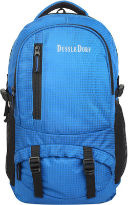 Dussledorf Blue Backpack 25 L Laptop Backpack(Blue)