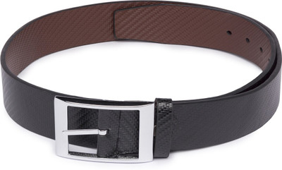 Globus Men Casual Black Artificial Leather Belt, Black dark brown
Globus Men Casual Black Artificial Leather Belt, Black dark brown