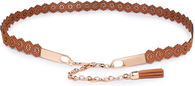 Globus Women Casual Tan Artificial Leather Belt