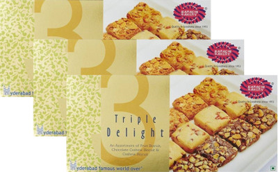 Karachi Bakery Triple Delight Fruit Biscuit with Chocolate and Cashew, 600g (Pack of 3)(600 g, Pack of 3)
Karachi Bakery Triple Delight Fruit Biscuit with Chocolate and Cashew, 600g (Pack of 3)(600 g, Pack of 3)