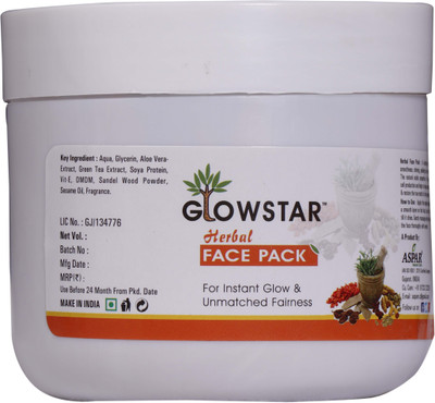 Aspar Glowstar Instant Glow Fairness Herbal Face Pack (450g)(450 g)