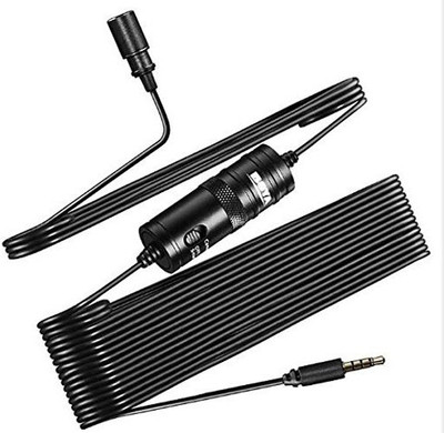 SYGA BY-M1 Lavalier Condenser Microphone with AriMic Windscreen Windshield, Dslr, Recorder,Camcorders Lavalier Microphone(Black)
SYGA BY-M1 Lavalier Condenser Microphone with AriMic Windscreen Windshield, Dslr, Recorder,Camcorders Lavalier Microphone(Black)