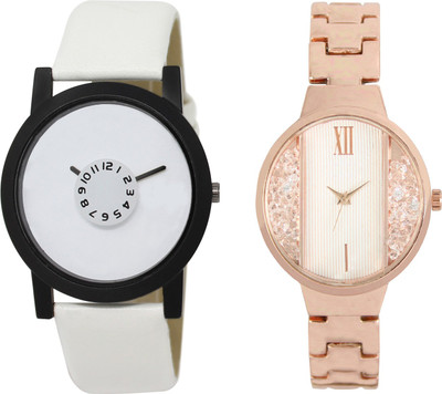 Shocknshop LR26_217 Designer Analog Leather and Chain Strap Couple Watch - For Men & Women
Shocknshop LR26_217 Designer Analog Leather and Chain Strap Couple Watch - For Men & Women