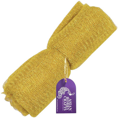AsianHobbyCrafts Flower Mesh Net for Bouquet, Gift Wrapping, Party Hall Decor, Golden (9 Yards)
AsianHobbyCrafts Flower Mesh Net for Bouquet, Gift Wrapping, Party Hall Decor, Golden (9 Yards)