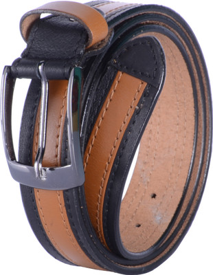 Yew Leather Labs Men Casual Brown, Blue Genuine Leather Belt