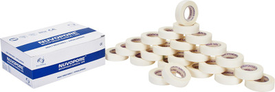 NUVO MEDSURG Nuvopore Microporous Surgical Tape 12.5 Mm X 9.1 Mtr (24 Rolls) First Aid Tape(Pack of 24)
NUVO MEDSURG Nuvopore Microporous Surgical Tape 12.5 Mm X 9.1 Mtr (24 Rolls) First Aid Tape(Pack of 24)