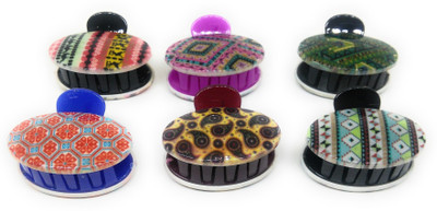 Khubsurat Hair Clutcher / Hair Claw Clip for Girls & Women, Set of 6 Pieces of 6 different Prints, Small Size, Premium Quality Hair Claw, Hair Clip(Multicolor)
Khubsurat Hair Clutcher / Hair Claw Clip for Girls & Women, Set of 6 Pieces of 6 different Prints, Small Size, Premium Quality Hair Claw, Hair Clip(Multicolor)