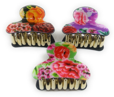Khubsurat Hair Clutcher / Hair Claw Clip for Girls & Women, Chunry Print, Set of 3 Pieces of 3 Colors, Small Size, Premium Quality Hair Claw, Hair Clip(Multicolor)
Khubsurat Hair Clutcher / Hair Claw Clip for Girls & Women, Chunry Print, Set of 3 Pieces of 3 Colors, Small Size, Premium Quality Hair Claw, Hair Clip(Multicolor)