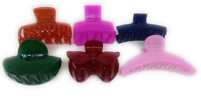 Khubsurat Hair Clutcher / Hair Claw Clip for Girls & Women, Set of 6 Pieces of 6 Colors and 6 Designs, Medium Size, Premium Quality Hair Claw, Hair Clip(Multicolor)
Khubsurat Hair Clutcher / Hair Claw Clip for Girls & Women, Set of 6 Pieces of 6 Colors and 6 Designs, Medium Size, Premium Quality Hair Claw, Hair Clip(Multicolor)