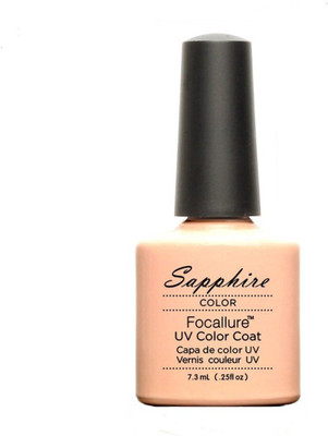 Focallure Sapphire Gel Nail Polish Color Coat, 7.3 ml. Sheer Nude