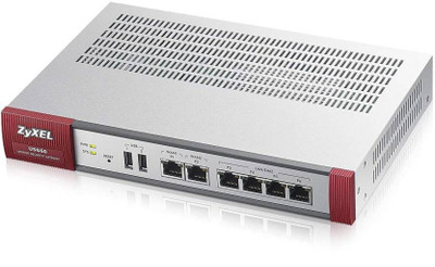 Zyxel ZyWALL 1.0 Gbps UTM Firewall, recommended for up to 75 users - Includes 1-Year UTM Services Bundle (USG60-EU0102F) Router(Silver)