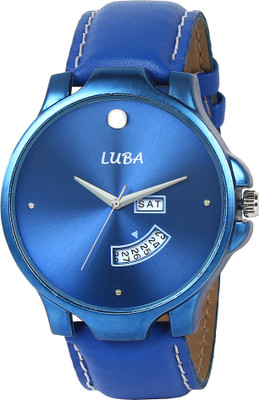 LUBA BLUE DAY N DATE WATCH Watch - For Men