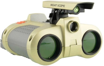 SANJARY Night Scope Binocular with Pop-Up Light for Kids Binoculars (4 mm, Golden) Binoculars(4, Golden)