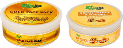 Basaika Herbal Care Combo Pack of 2 ( Gold face Pack & Coffee Walnut & Almond face Scrub), 50gms each(Set of 2)
Basaika Herbal Care Combo Pack of 2 ( Gold face Pack & Coffee Walnut & Almond face Scrub), 50gms each(Set of 2)
