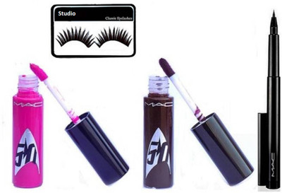 Studio Eyelashes & Mac Star Trek Liquid Lip Gloss Set of 2 & Pen Eyeliner(Set of 4)
Studio Eyelashes & Mac Star Trek Liquid Lip Gloss Set of 2 & Pen Eyeliner(Set of 4)