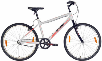 Hero Octane Parkour 26 T Single Speed Hybrid Cycle/City Bike(White)