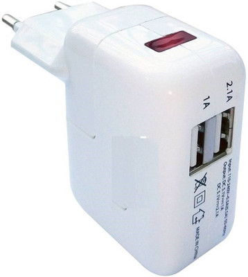 FUZION USB 2 PORT BATTERY CHARGER HUB 5v / 2.1 AmP LED Charging Display For ALL USB DEVICES USB Adapter(White)
FUZION USB 2 PORT BATTERY CHARGER HUB 5v / 2.1 AmP LED Charging Display For ALL USB DEVICES USB Adapter(White)