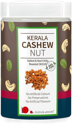 looms & weaves PREMIUM QUALITY CASHEW NUTS (W 210) FROM KERALA (Red Chilly) - 250 gm Cashews(250 g, Plastic Bottle)
looms & weaves PREMIUM QUALITY CASHEW NUTS (W 210) FROM KERALA (Red Chilly) - 250 gm Cashews(250 g, Plastic Bottle)