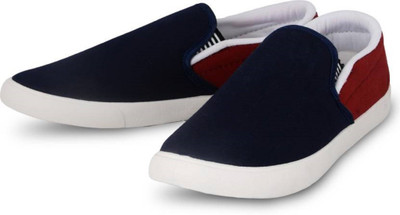 ShoetoeZ PM1 Canvas Shoes For Men(Blue, Maroon, Red