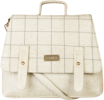 Louise Belgium Women Casual White PU Sling Bag