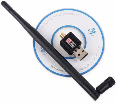True Store Wifi Antenna Dongle Connector 802.11n Wi Fi 2.4GHz Wireless LAN Network Card For All PC Desktop & Laptop Z14 USB Adapter(Black)
True Store Wifi Antenna Dongle Connector 802.11n Wi Fi 2.4GHz Wireless LAN Network Card For All PC Desktop & Laptop Z14 USB Adapter(Black)