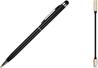 OLECTRA Elite Series 2 in 1 Capacitive Pen and Ball Pen for all touch screen Smart Phones WITH TYPE C TO 3.5 MM HEADPHONE JACK CABLE USB Adapter (Multicolor) USB Adapter(Black)
OLECTRA Elite Series 2 in 1 Capacitive Pen and Ball Pen for all touch screen Smart Phones WITH TYPE C TO 3.5 MM HEADPHONE JACK CABLE USB Adapter (Multicolor) USB Adapter(Black)