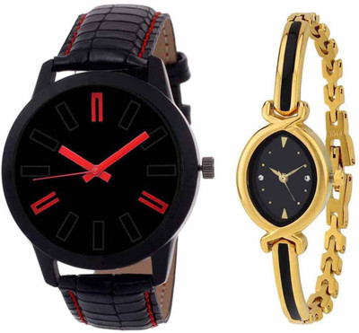 SPLAZOS Combo Presenting the Leather Strap And Formal Design For Men And Women-35 Watch - For Boys & Girls