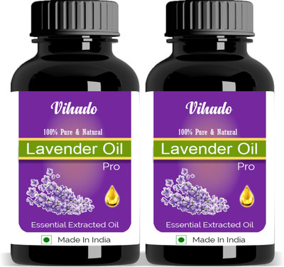 Vihado Lavender Extra Pure essential Oil 25 ML Pack of 2 (50 ml)(25 ml)