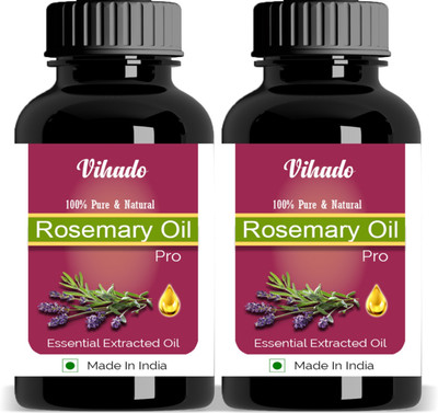 Vihado Pure Rosemary Essential Oil l (Rosmarinus Officinalis) 100% Natural 25 ML Pack of 2 (50 ml)(25 ml)
Vihado Pure Rosemary Essential Oil l (Rosmarinus Officinalis) 100% Natural 25 ML Pack of 2 (50 ml)(25 ml)