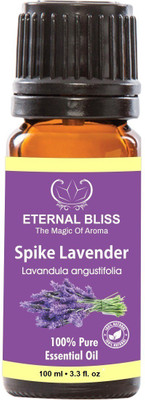 Eternal Bliss Spike Lavender Essential Oil, 100% Pure, & Undiluted (100ML)(100 ml)
Eternal Bliss Spike Lavender Essential Oil, 100% Pure, & Undiluted (100ML)(100 ml)