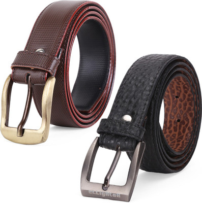 Elligator Men Casual Black, Brown Artificial Leather Belt