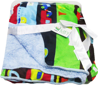 VBaby Printed Mink Blanket(Microfiber, Multicolor