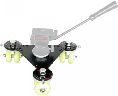 CAMTREE Professional Moover Wheel Floor/Table Dolly| Straight & Rotational Moves|for DSLR Video Camera, Payload - 8kg + Bag (MD-1) Camera Rig
CAMTREE Professional Moover Wheel Floor/Table Dolly| Straight & Rotational Moves|for DSLR Video Camera, Payload - 8kg + Bag (MD-1) Camera Rig