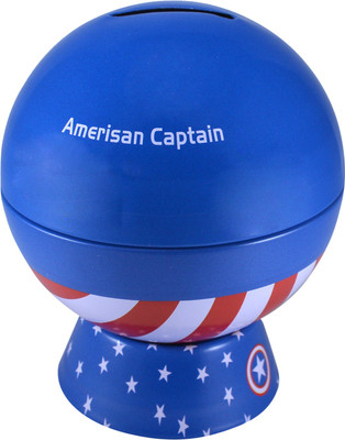 Saamarth Impex Premium Marvel Captain America PRINT METAL ROUND MONEY BANK / PIGGY BANK / COIN BOX (Small)-Blue Coin Bank(Blue)
Saamarth Impex Premium Marvel Captain America PRINT METAL ROUND MONEY BANK / PIGGY BANK / COIN BOX (Small)-Blue Coin Bank(Blue)