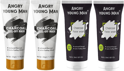 Angry Young Man Charcoal Face Wash & Peel off Mask 50 Gram ( Pack of 4)(Set of 4)
Angry Young Man Charcoal Face Wash & Peel off Mask 50 Gram ( Pack of 4)(Set of 4)