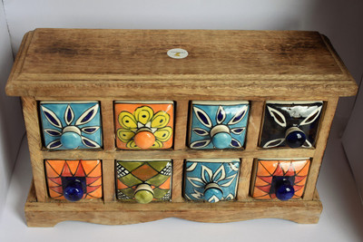 Yourcull 8 Compartments Wooden Wooden Ceramic Pottery Eight Drawer Set(Multicolor)
Yourcull 8 Compartments Wooden Wooden Ceramic Pottery Eight Drawer Set(Multicolor)