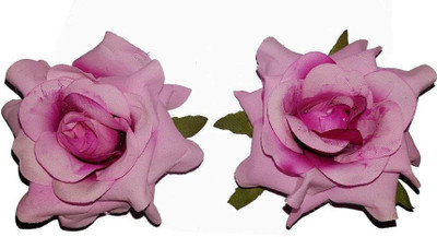 Prime Rose Flowers Hair Pins Hair Accessories For Women Wedding Hair Clip(Pink)