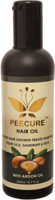 Peecure Argan Hair Growth Oil (With Argan, Jojoba, Amla,Almond, Castor, Olive, Avocado, Rosemary Oils), 200ml Hair Oil(200 ml) 
Peecure Argan Hair Growth Oil (With Argan, Jojoba, Amla,Almond, Castor, Olive, Avocado, Rosemary Oils), 200ml Hair Oil(200 ml)