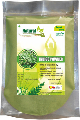 Natural Health and Herbal Products Natural Indigo Leaves Powder (Indigofera Tinctoria) For hair care and Herbal Colorant - Pack of 1 (227 Grams)(227 g)
Natural Health and Herbal Products Natural Indigo Leaves Powder (Indigofera Tinctoria) For hair care and Herbal Colorant - Pack of 1 (227 Grams)(227 g)