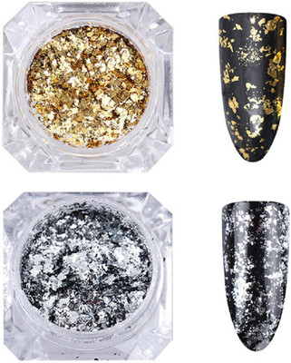 Born Pretty Silver Gold Metallic Mirror Flakes Flakies Powder Nail Art Chrome Pigment Glitters(Silver | Gold)
Born Pretty Silver Gold Metallic Mirror Flakes Flakies Powder Nail Art Chrome Pigment Glitters(Silver | Gold)